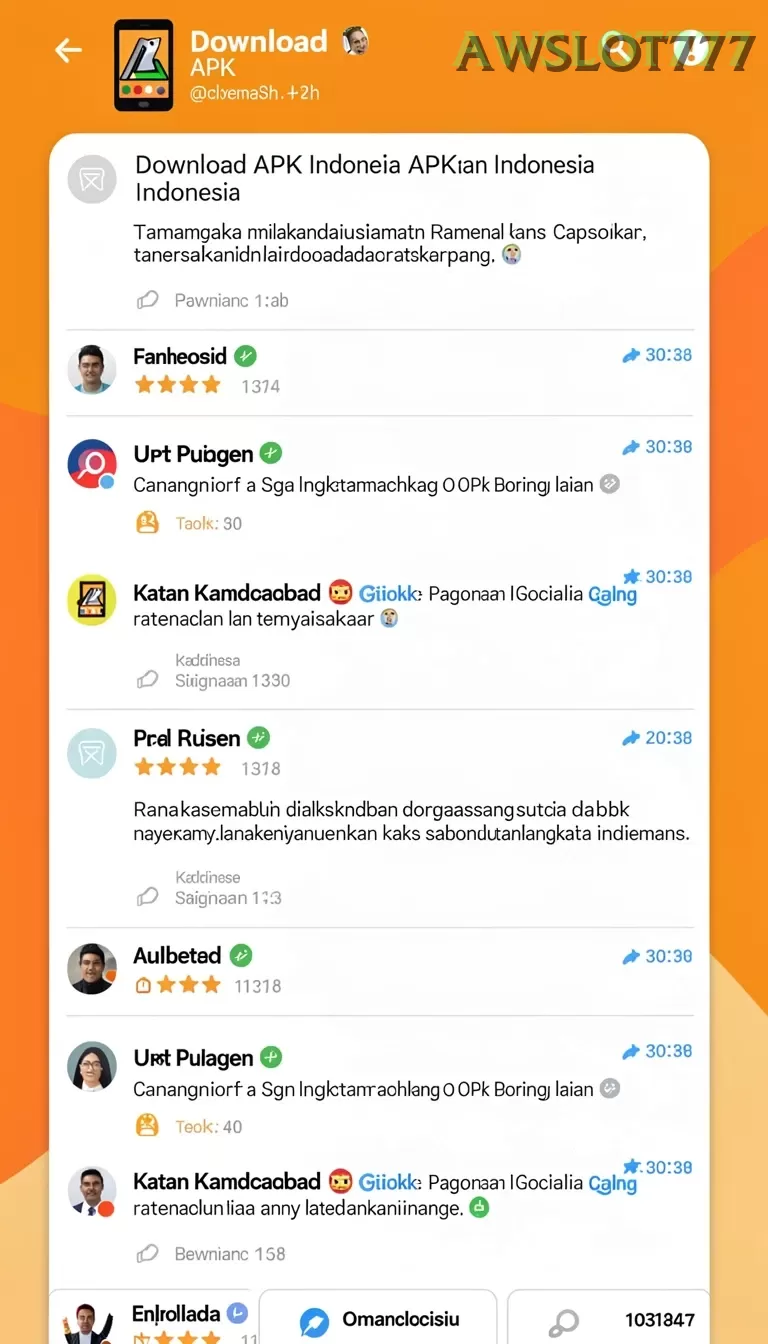 Pratinjau antarmuka awslot777 — aplikasi APK resmi Android v2.5.6